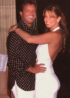 Myrka Dellanos and her ex-boyfriend, Luis Miguel.